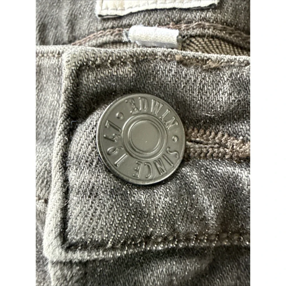 Edwin Jeans Womens Black Pixie 9
